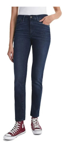 Jeans Levi`s 724 High Rise Tiro Alto Chupin 