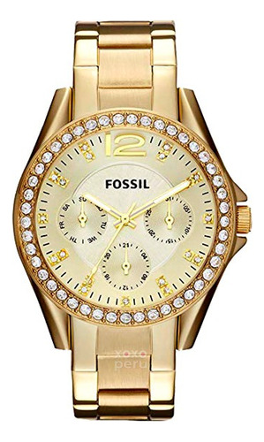 Reloj Fossil Es3203 Dorado Femenino 