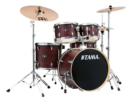 Bateria Imperialstar Tama Burgundy Walnut 20 Pol + Ferragens