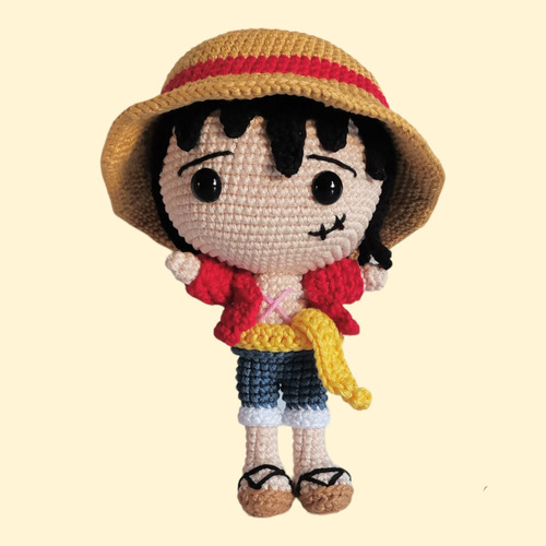 Luffy De One Piece A Crochet 