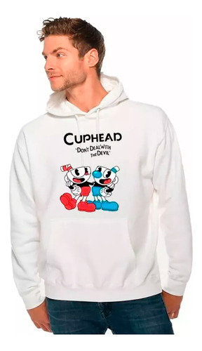 Poleron Canguro Unisex Hermanos Cuphead ¡oferta!