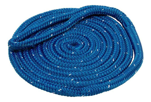 Linea Muelle Nailon Trenzado Doble Premium Azul 3 8  X 25'