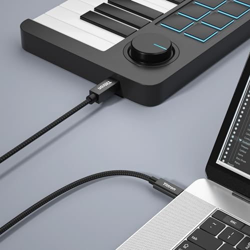 Cable Midi Usb-c A Tipo B De 2 M - Midi-cb200, Metálico