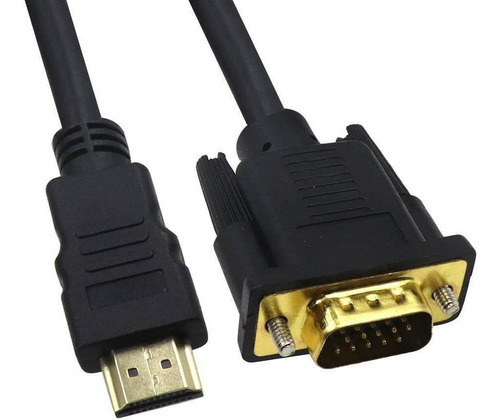 Imagen 2 de 3 de Cable Sscon Adaptador Hdmi A Vga 1080p De 1.8 Metros (x2u)