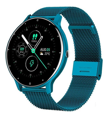 Smartwatch Lige BW0223 1.28" caja 45mm  blue, malla  blue mesh