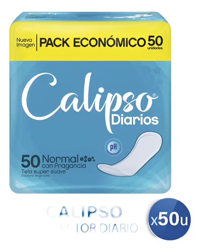 Protectores Diarios Calipso Normal Con Fragancia 50 U