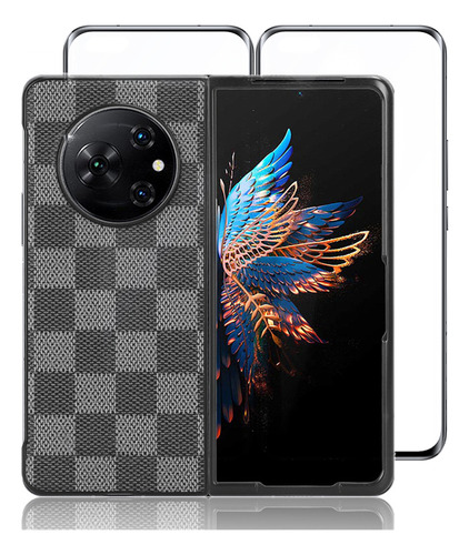 Funda Para Tecno Phantom V Fold Tener Vidrio Membrana [u]