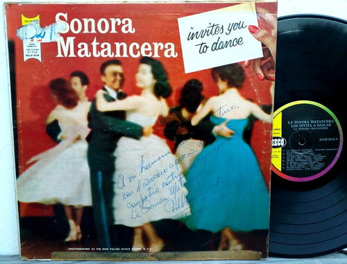 La Sonora Matancera - Invites You To Dance - Lp Autografiado