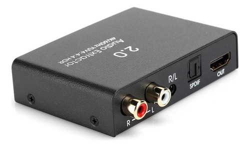 1x1 4k 60hz Hdmi 2.0 Extractor De Audio Digital Óptico Spli