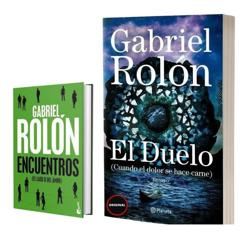 2 Libros Gabriel Rolon - Duelo + Encuentros