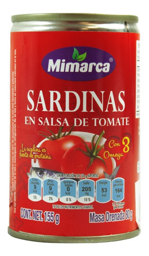 Sardina Mimarca En Salsa Tomate Mimarca 155 Gr Lata