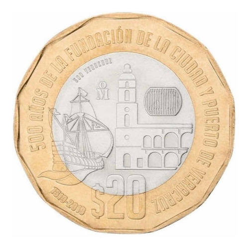 Moneda Conmemorativa De Veracruz