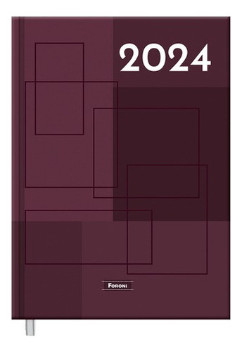 Agenda Anual Executiva Moderna Colors 176 Folhas Premium Ano 2024 Cor Sortido