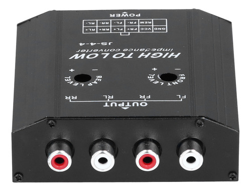 12v Convertidor De Impedancia Audio De 4 Canales Rca Alto A