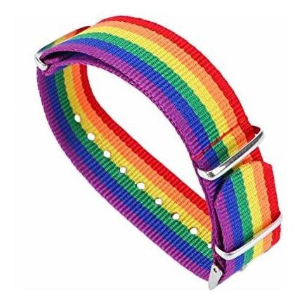 Ra, Brazalete Para M Happyyami Rainbow Ras Trenzadas Colorid