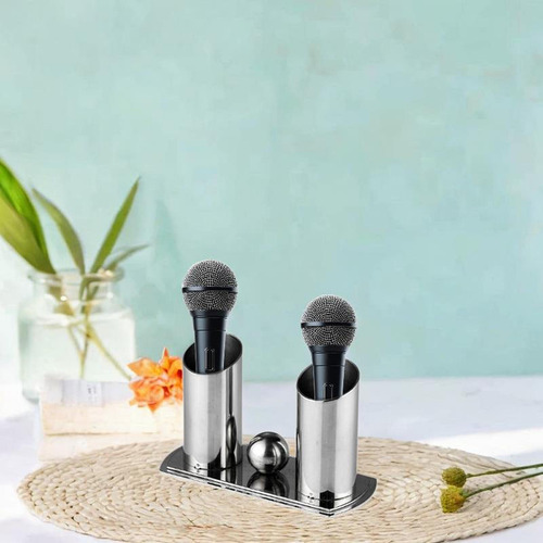 Soporte Para Micrófono, Soporte De Escritorio, Plata