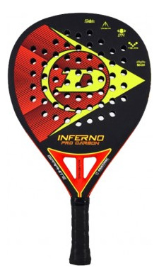 Paleta Inferno Pro Carbón Dunlop Black