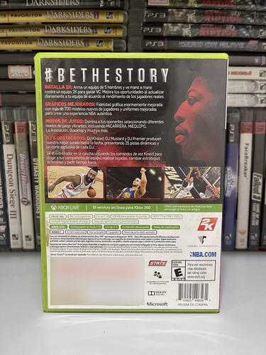 Jogo Xbox 360 Nba 2k16 Físico Original