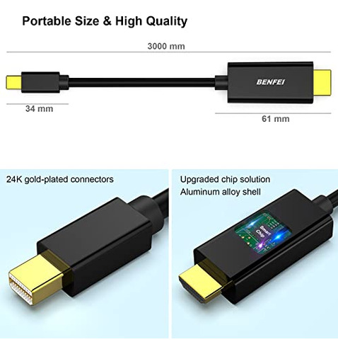 Cable Mini Displayport A Hdmi Benfei, Mini Dp A Hdmi 10 Fe