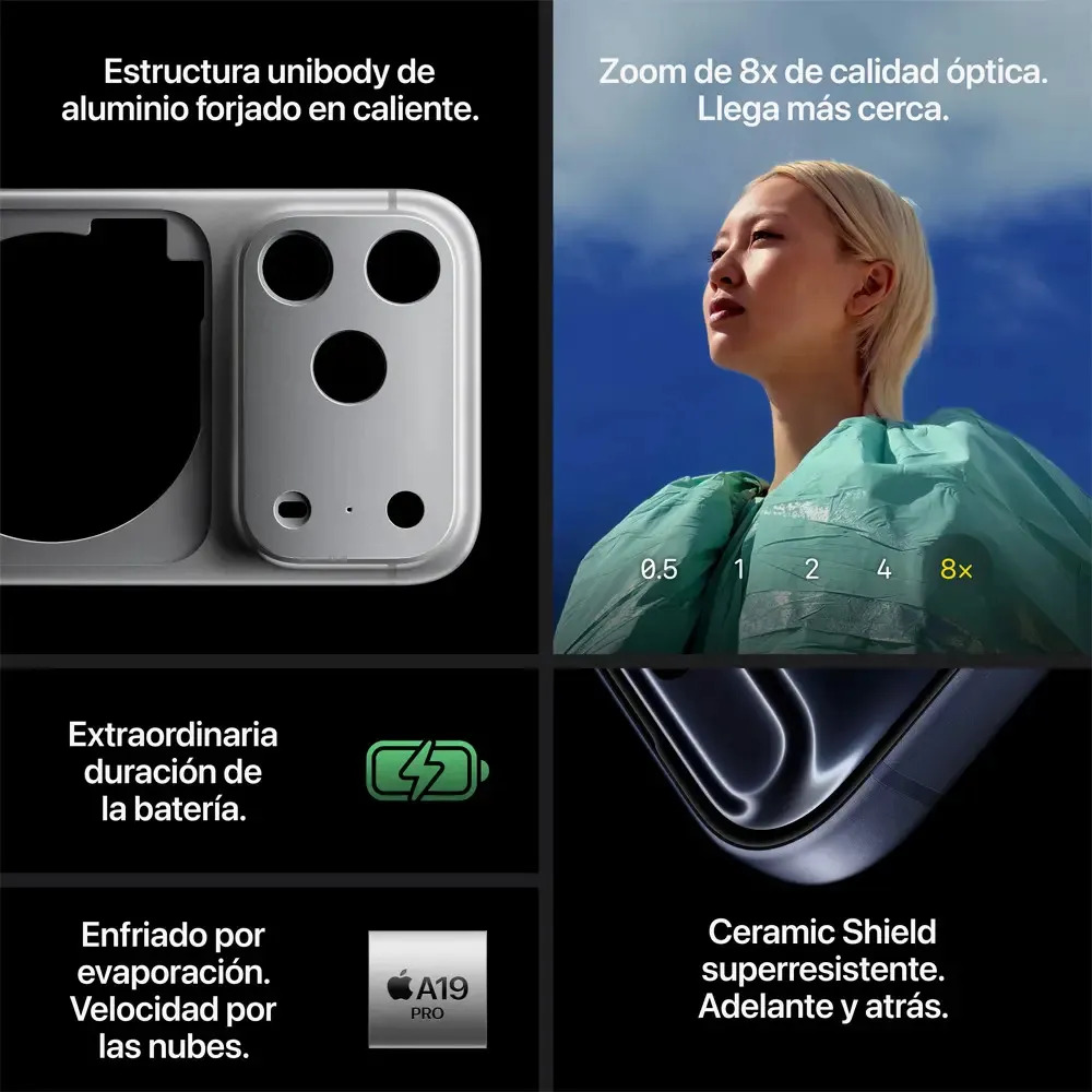 Apple iPhone 17 Pro Max (512 GB) - Azul profundo - Sólo eSIM