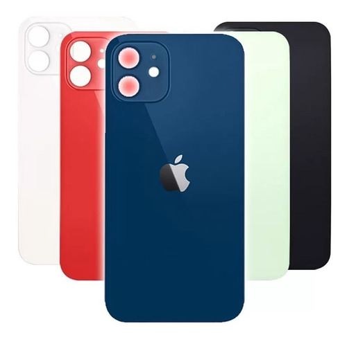 Tapa Trasera Repuesto Compatible Para iPhone 12 Con Logo