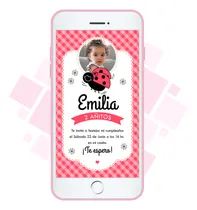 Comprar Invitación Digital Imagen - Vaquita De San Antonio Con Foto
