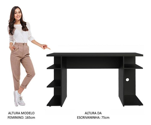 Mesa Gamer Madesa 9409 - Preto