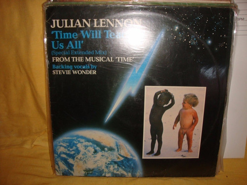 Vinilo Julian Lennon Time Well Teach Us All Wonder Maxi Si1