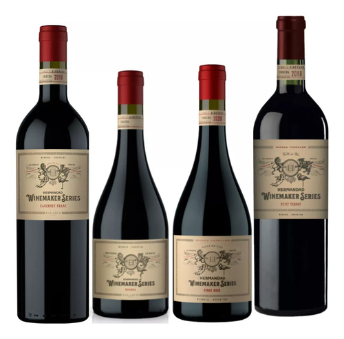 Vino Falasco Hermandad Winemaker Combo X4 (bon/pv/pn/cab)