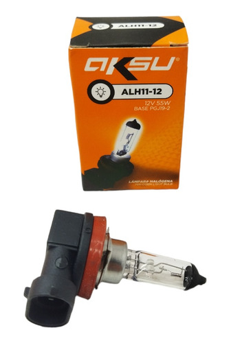 Bombillo Halógeno H11 De 12v 55watts Marca Aksu Alta Calidad