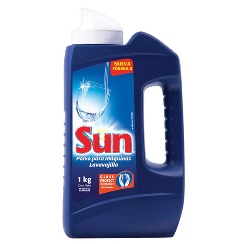Imagen 1 de 1 de Detergente para lavavajillas Sun Polvo en botella 1 kg