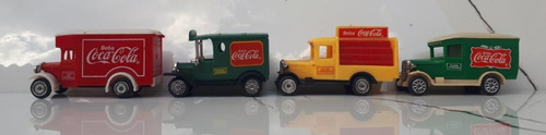 Miniatura Coca-cola 4 Carrinhos 