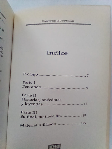 Comandante Mi Comandante Uriel Sokolowicz (Usado)