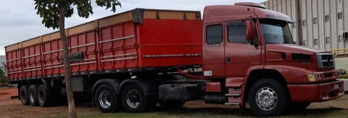 Imagem 3 de 14 de Mb 1938 Ls 6x2 2002 Com Carreta Graneleiro