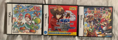 3 Jogos Ds R$ 130 - Yoshi's Island Ds, Yugioh E Mario Party