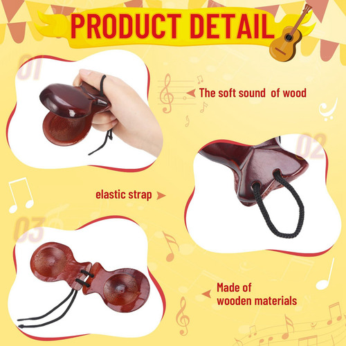 A C21 Par De Castañuelas Españolas, Castañuelas Flamencas
