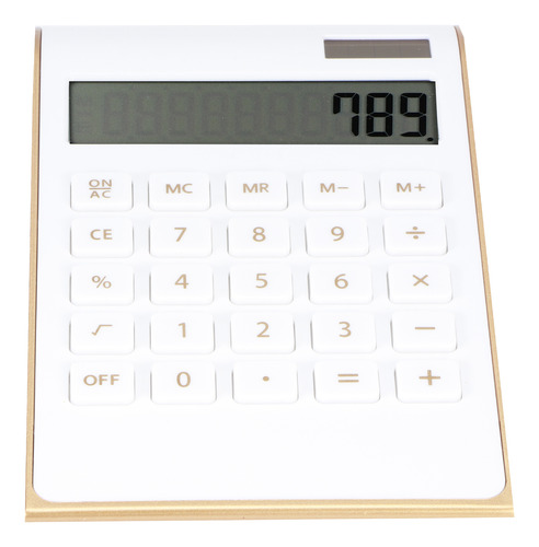 Calculadora De Negocios Portátil Solar Ultrafina De 10 Dígit