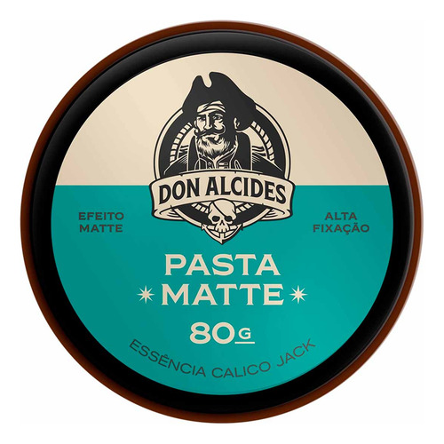 Kit Shampoo 230ml E Pasta Matte Cálico Jack Don Alcides