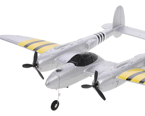 P38 Rc Fighter Model - 2 Canales, Control Simple, Ligero Y