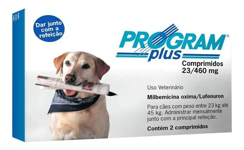 Program Plus Novartis Cão 23 kg 45 kg 2