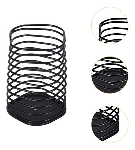 Porta-canetas De Metal E Organizador De Mesa De Papelaria De