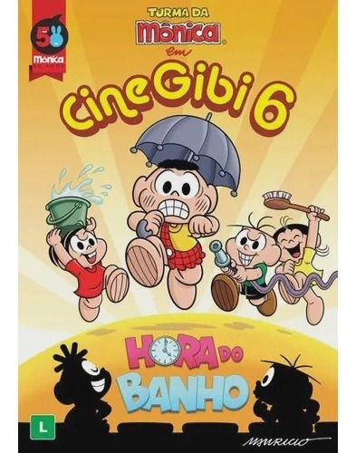 Dvd Cinegibi 6 Turma Da Monica