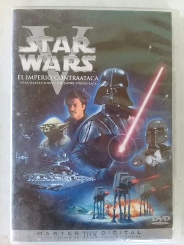 Star Wars V El Imperio Contraataca Dvd Remasterizada 