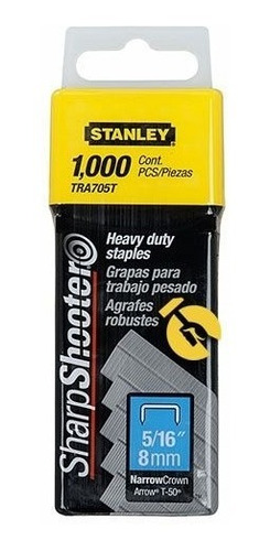 Imagen 1 de 5 de Grapas Para Trabajo Pesado 1/2 12 Mm X 1000u Stanley