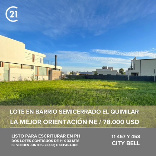 Lote En El Quimilar City Bell