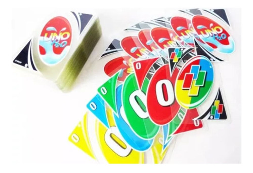 Cartas Juegos De Uno H2o Impermeables Transparentes