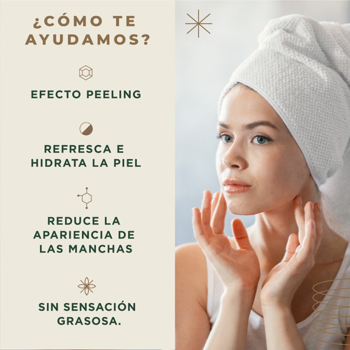 Serum Facial Acido Glicolico Colageno Aha - Peeling Facial Tipo De Piel Todo Tipo De Piel