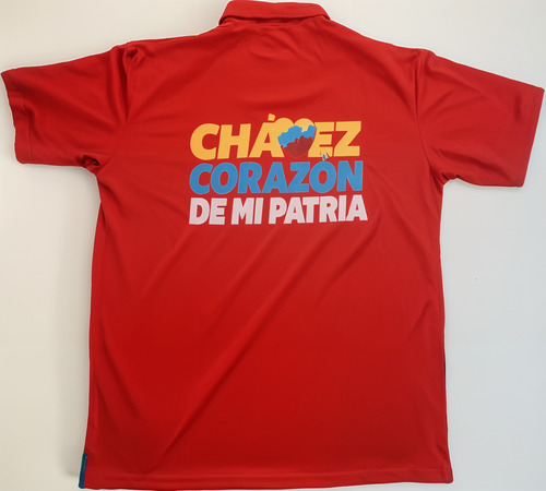 Chemise Tricolor Venezuela Chavez Corazon De Mi Patria