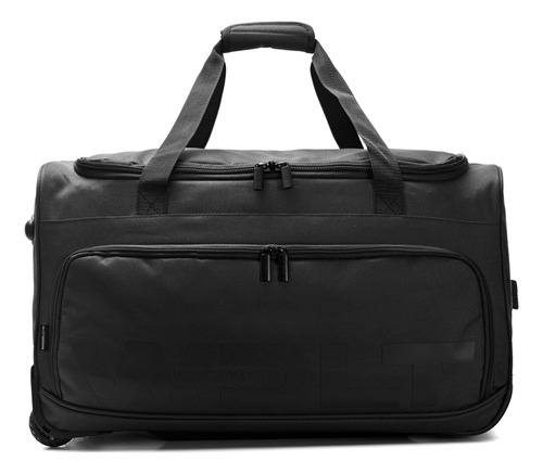 Bolso Con Ruedas 24 Pulgadas Mediano Con Carro Negro Wanderlust 60 Cm