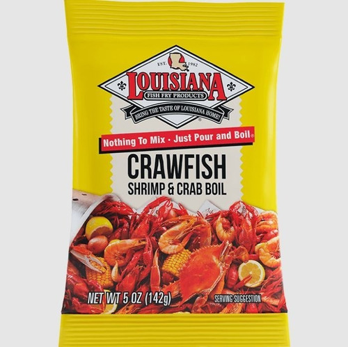 Louisiana Sazonador Crawfish Crab Boil Shrimp  Importad 141g